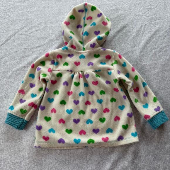 Young Hearts Hooded Full Zip Fleece Size 3T - Picture 5 of 5